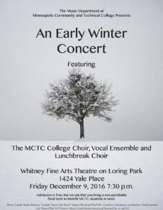 Winter Choir Poster