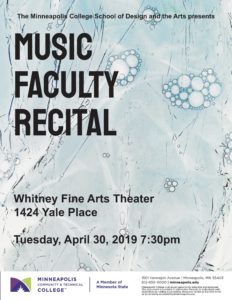 Faculty Recital Poster